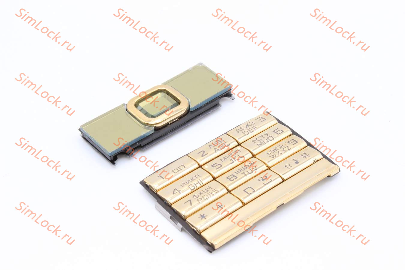 Nokia 8800 Arte - клавиатура, цвет золото