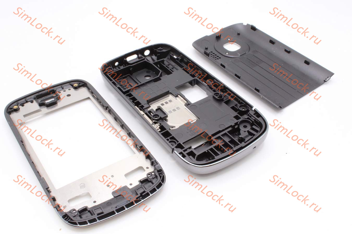 Nokia C2-02 - корпус, цвет черный