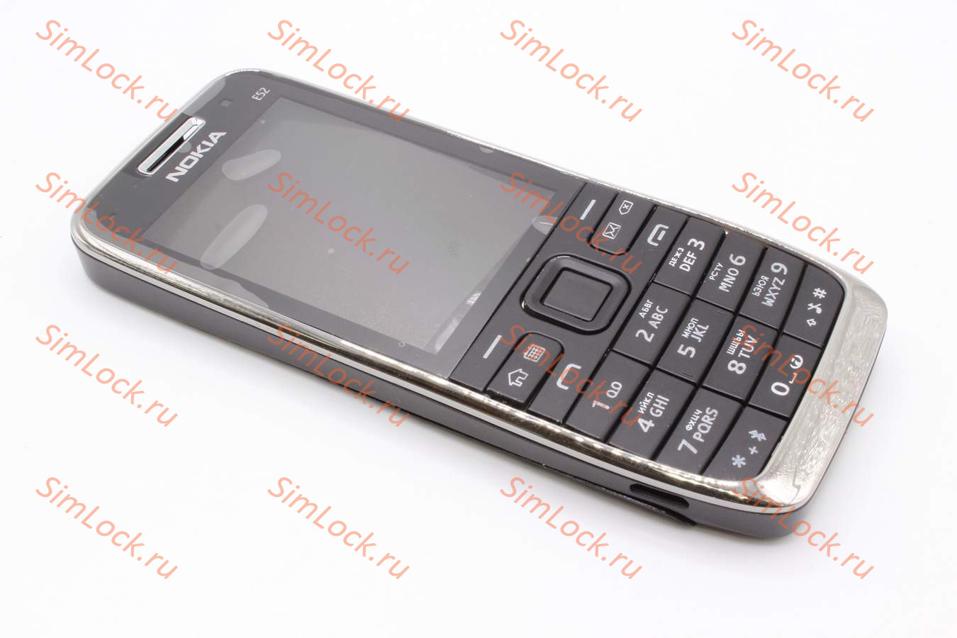 Nokia E52 - корпус черный с лицевой панелью Metal купить по цене 3500 р. в  Челябинске - интернет магазин SimLock.ru