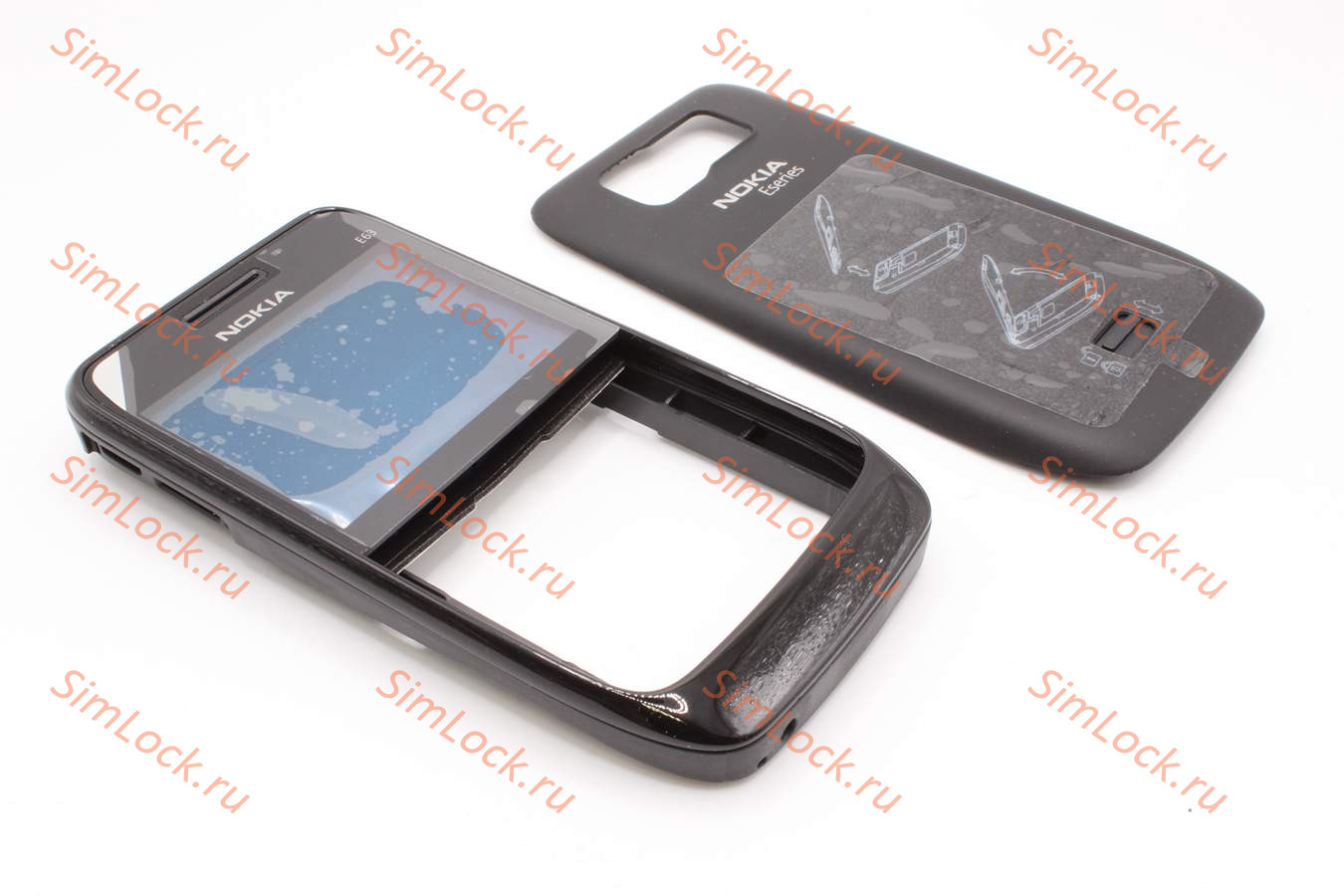 Nokia E63 - корпус, цвет черный
