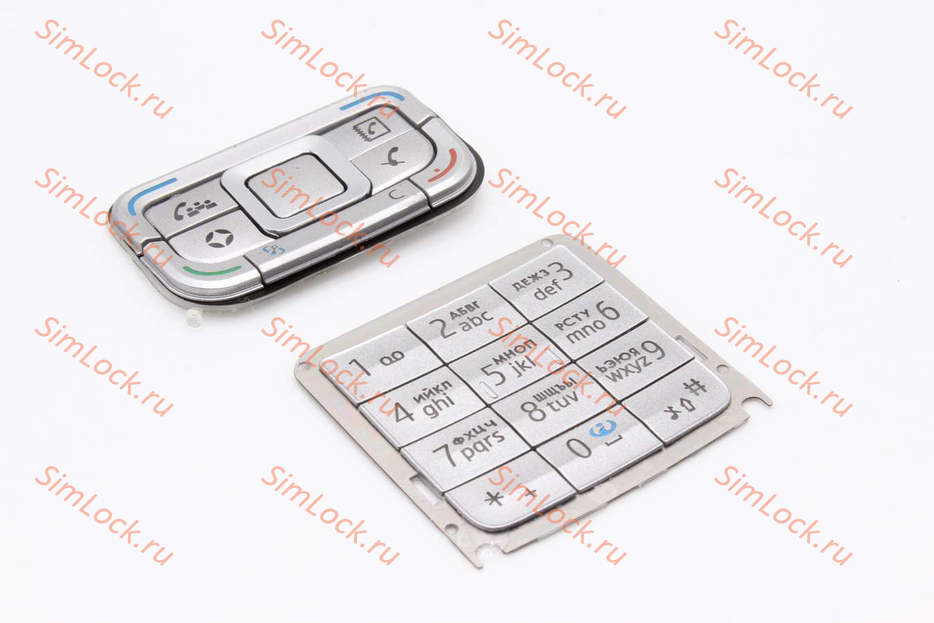 Nokia E65 - клавиатура, цвет серый