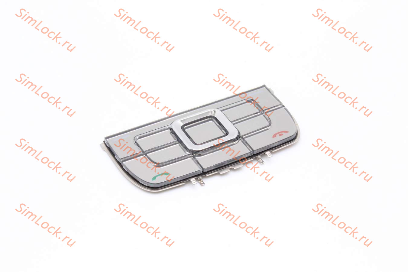 Nokia E66 - клавиатура верхняя, WHITE STEEL, оригинал