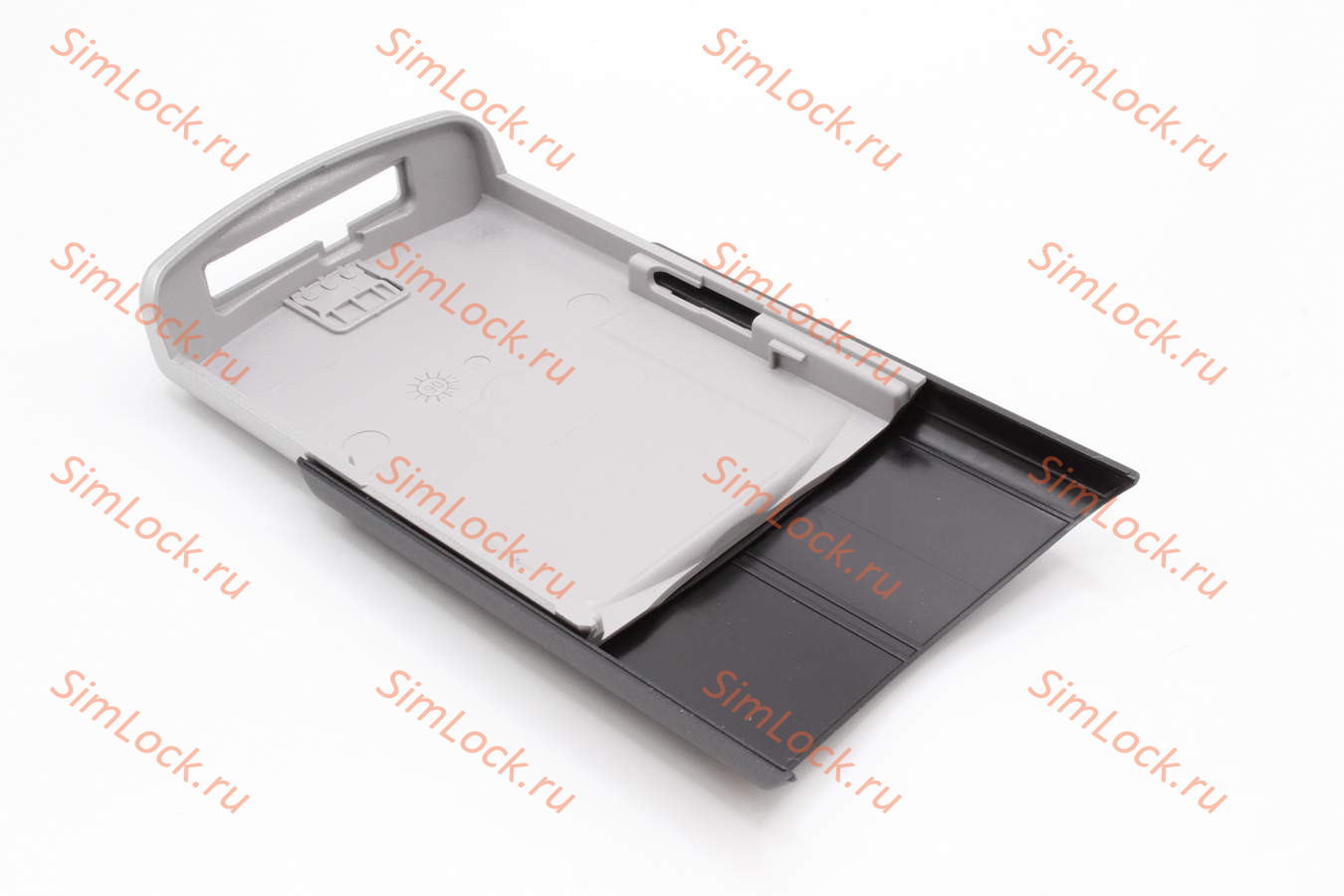 Nokia N70 - панель АКБ, BLACK(верх) / SILVER, оригинал