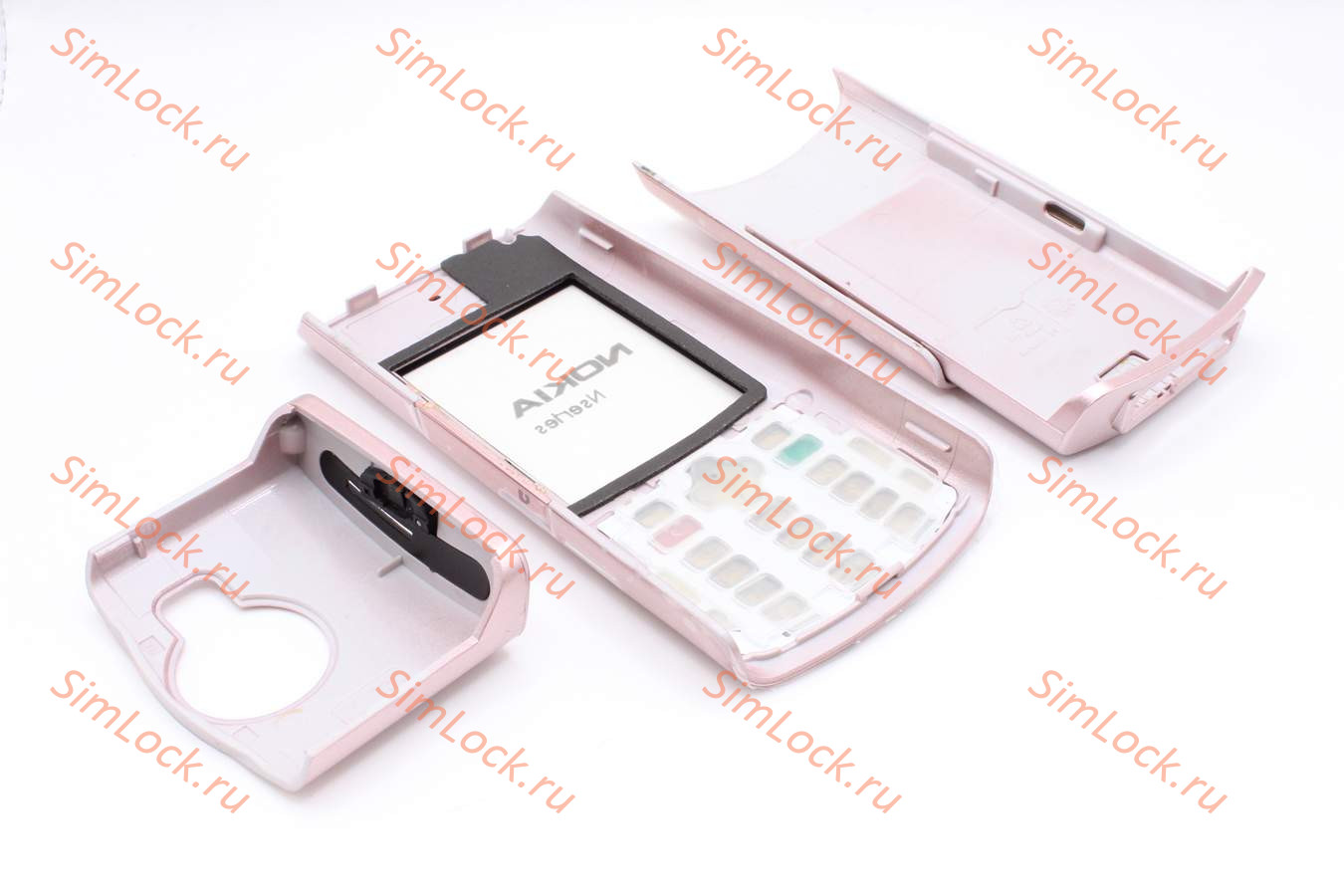 Nokia N72 - корпус, цвет розовый