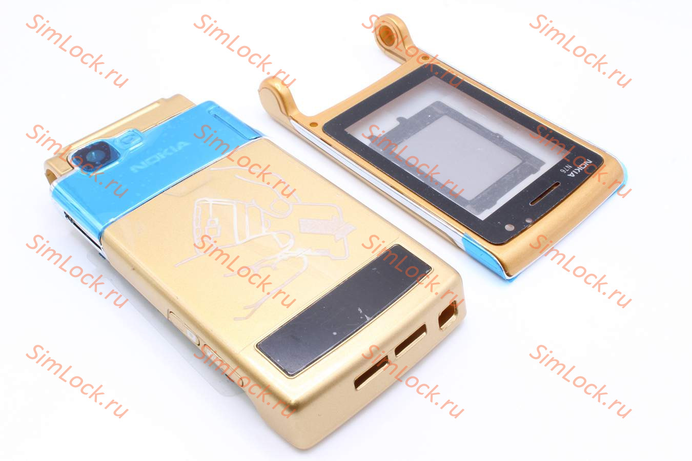 Nokia N76 - корпус, цвет золото