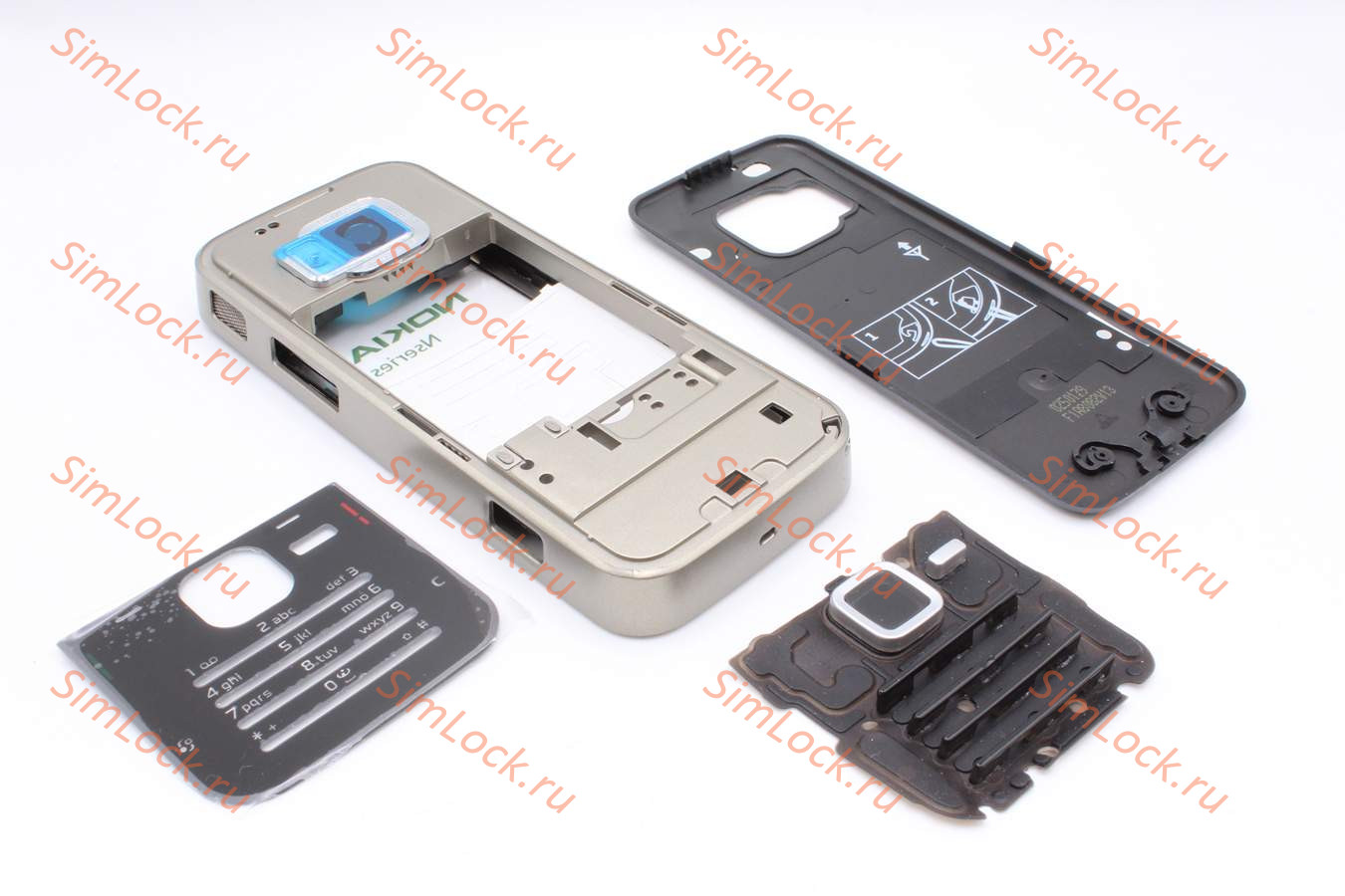 Nokia N78 - корпус, цвет черный