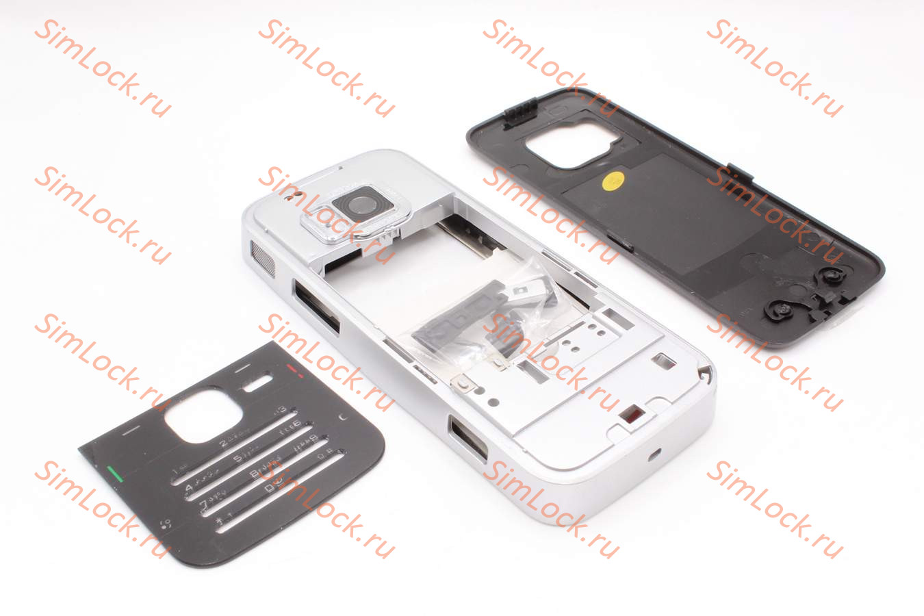 Nokia N78 - корпус, цвет черный+серый