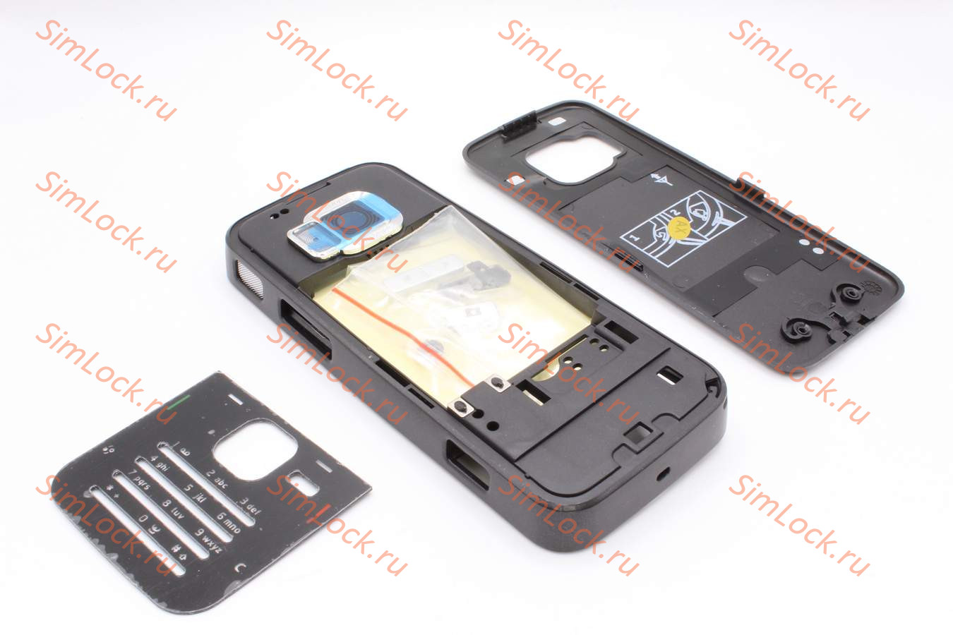 Nokia N78 - корпус, цвет черный+черный