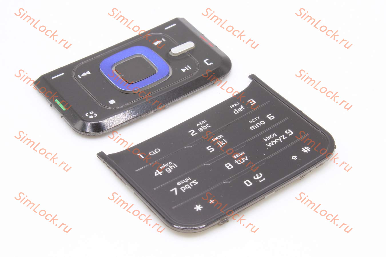 Nokia N81 - клавиатура, синяя центральная кнопка