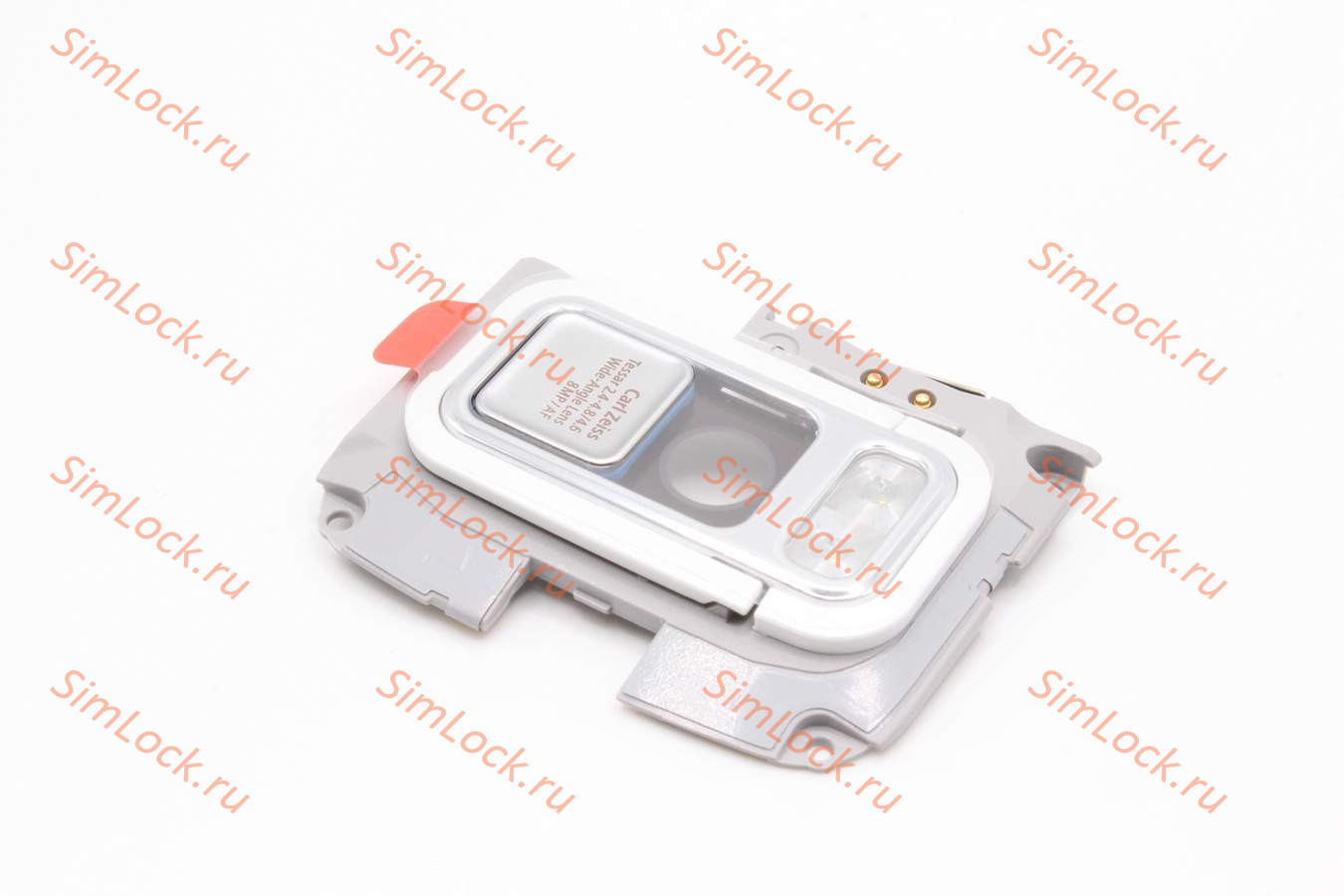 Nokia N86 - панель камеры в сборе со вспышкой, WHITE, оригинал