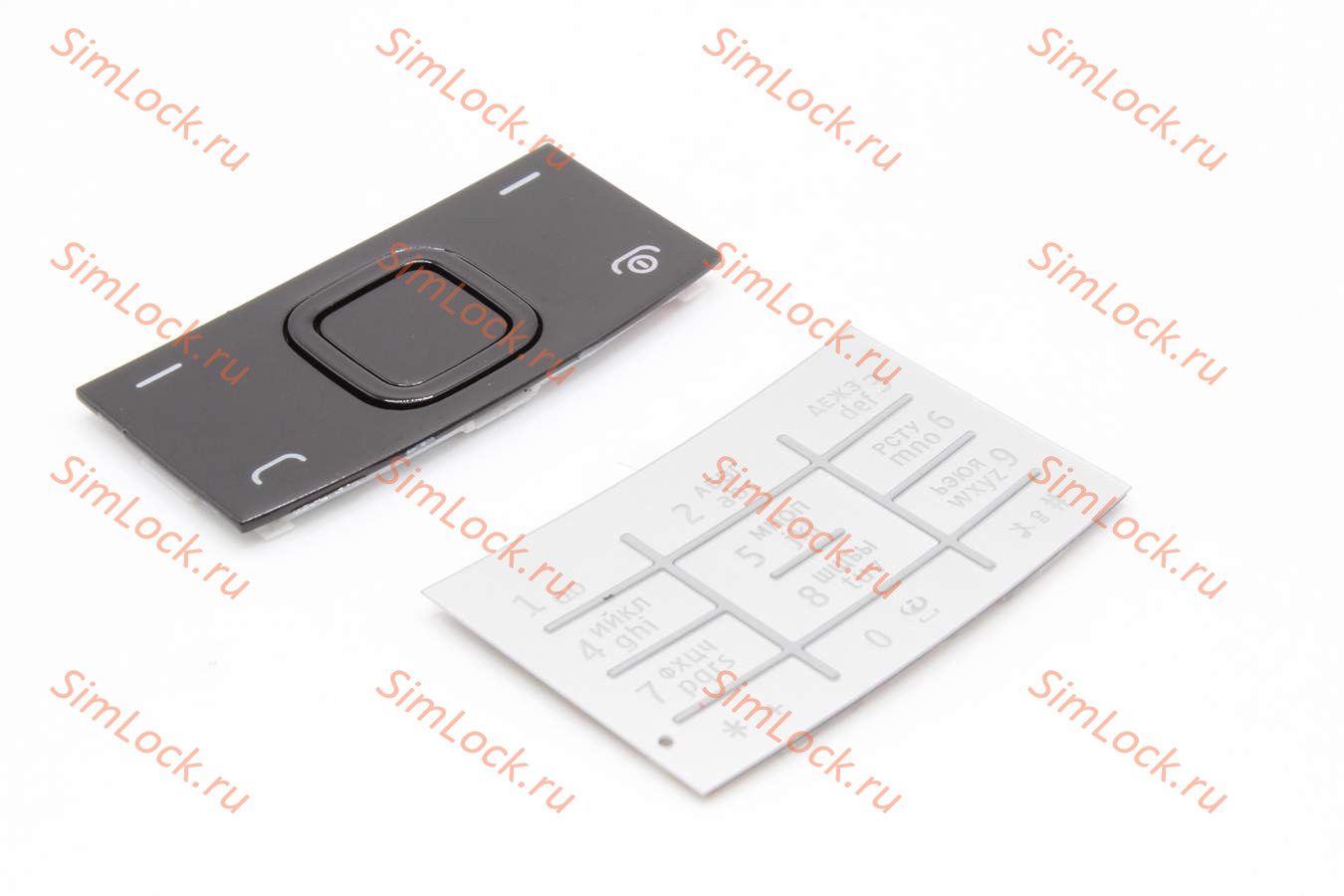 Nokia X3 - клавиатура, SILVER + BLACK