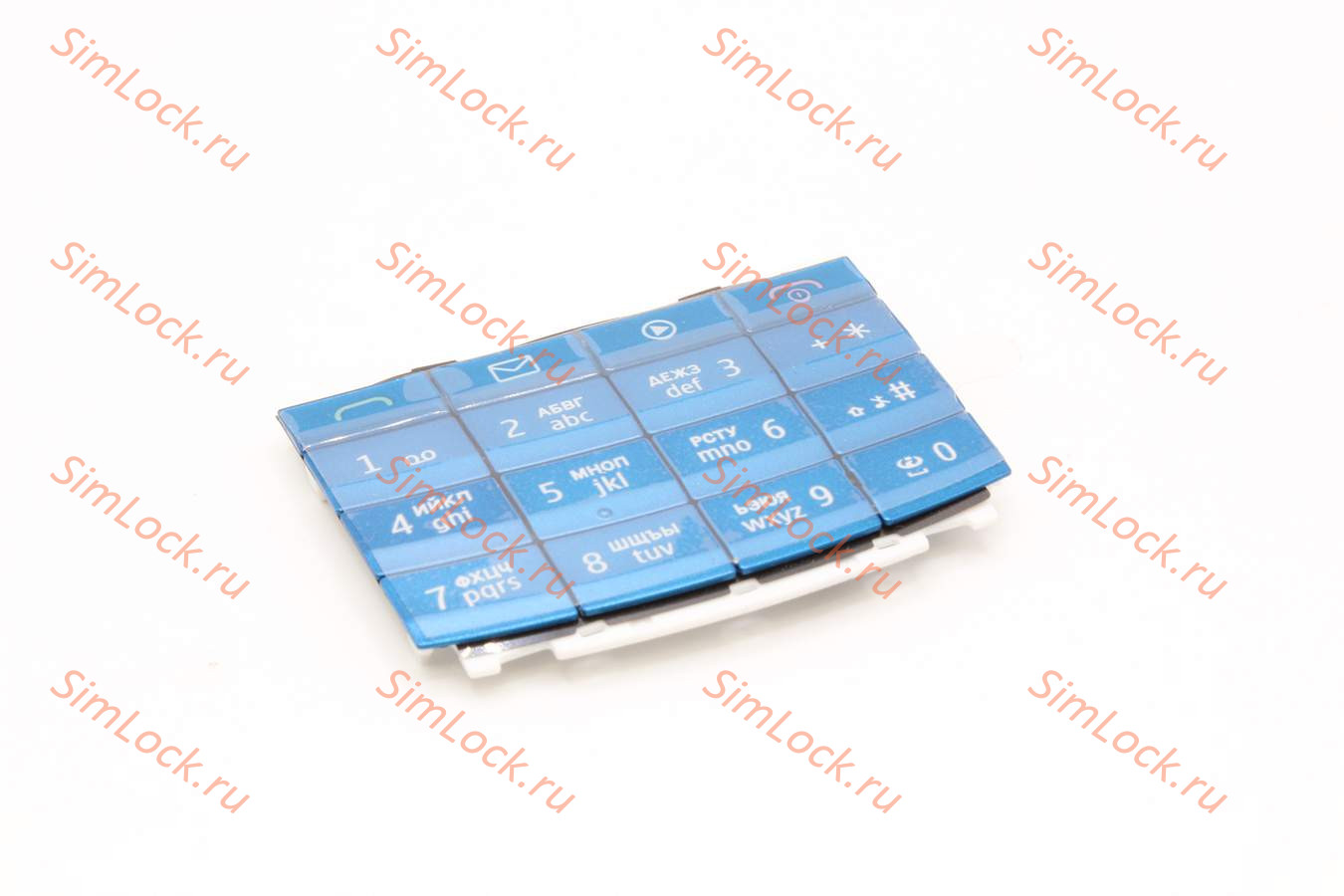 Nokia X3-02 - клавиатура, PETROL BLUE, оригинал