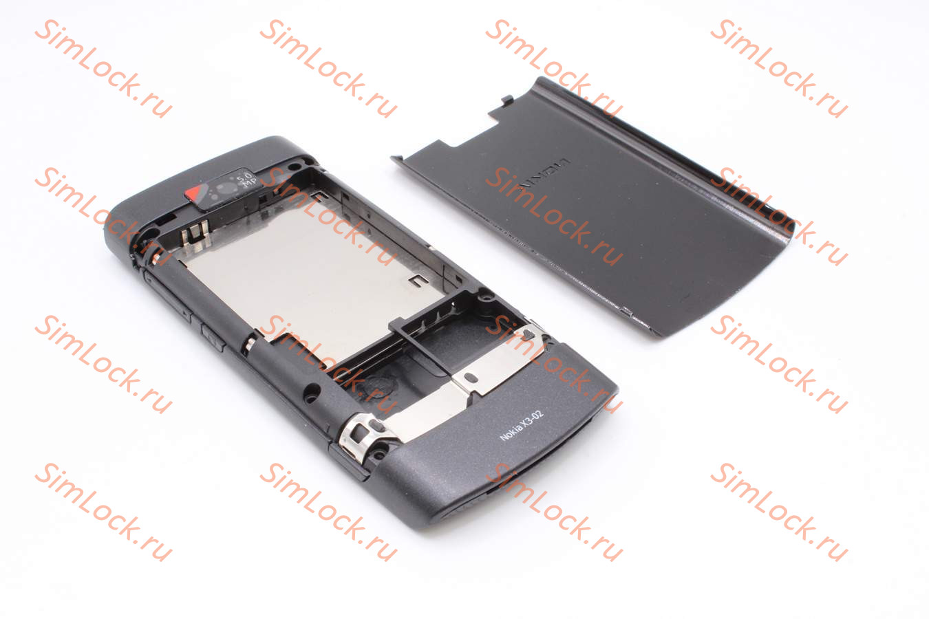 Nokia X3-02 - корпус, цвет черный