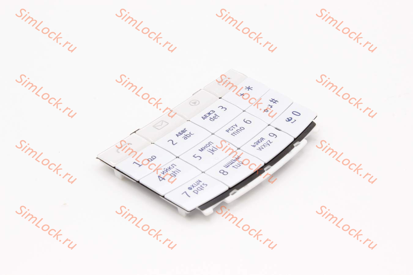 Nokia X3-02 - клавиатура, цвет белый