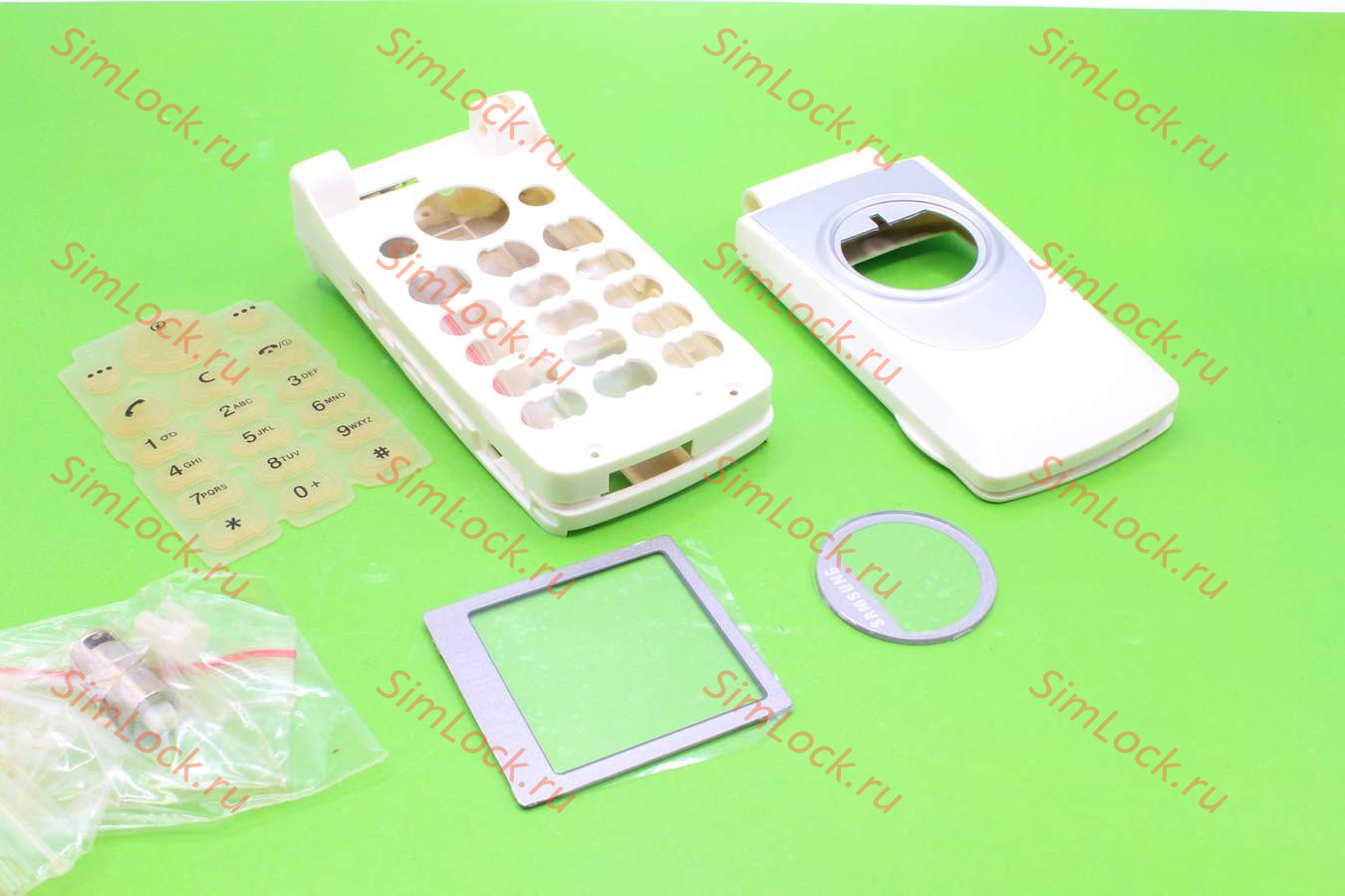 Samsung A300 - корпус, цвет белый, пожелтевший