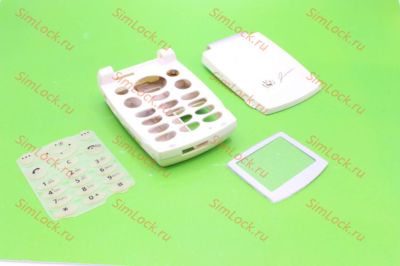 Samsung A400 - корпус, цвет белый, пожелтевший