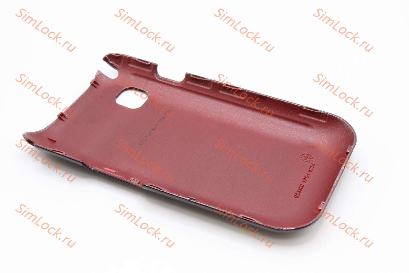 Samsung C3300 - панель акб, красный, оригинал