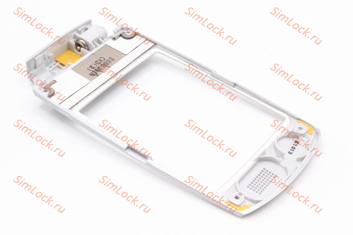 Samsung D830 внутренняя часть флипа с механизиом (цвет - silver), оригинал