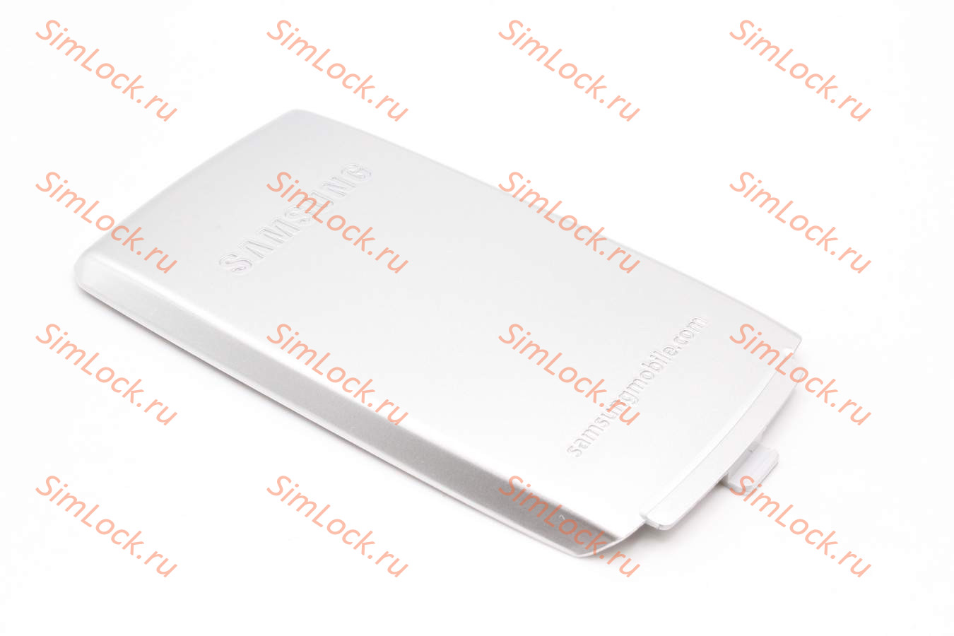 Samsung D880 крышка аккумулятора (цвет - silver), оригинал