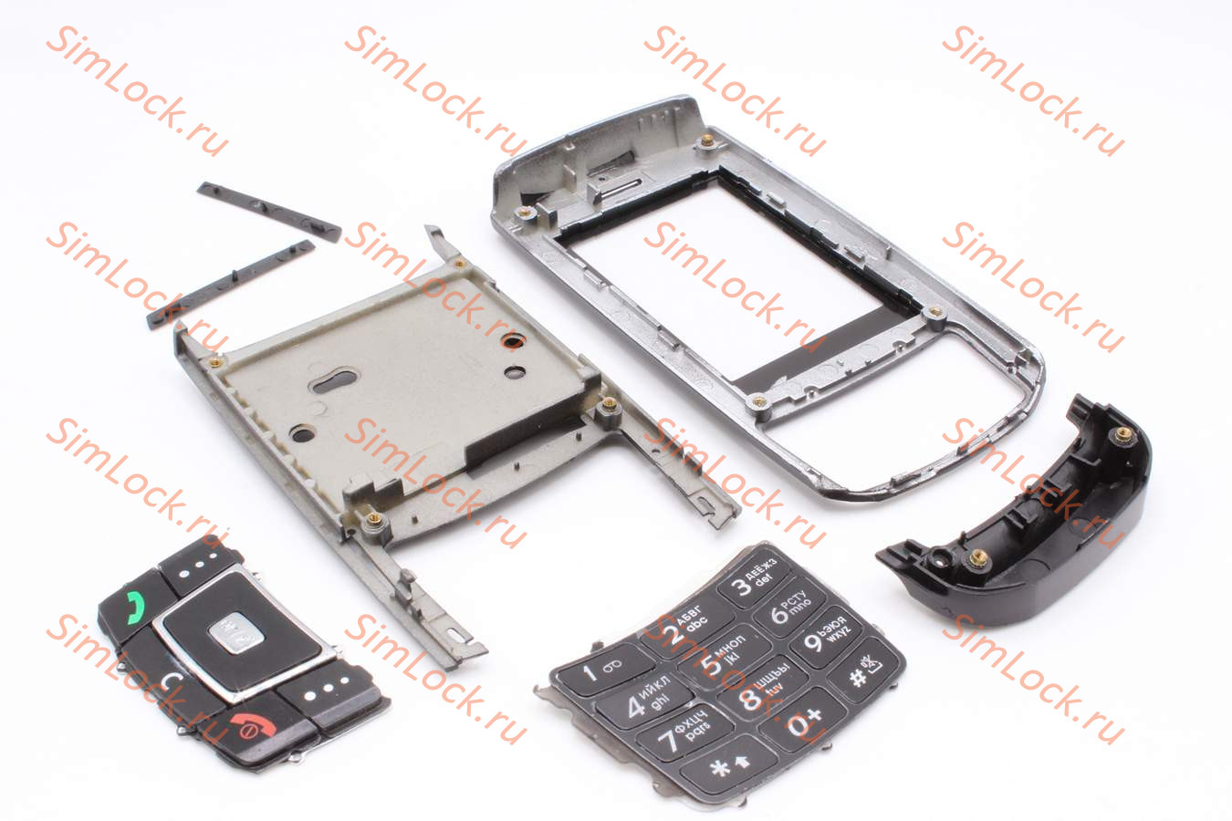 Samsung D900 - корпус без задней части, цвет черный