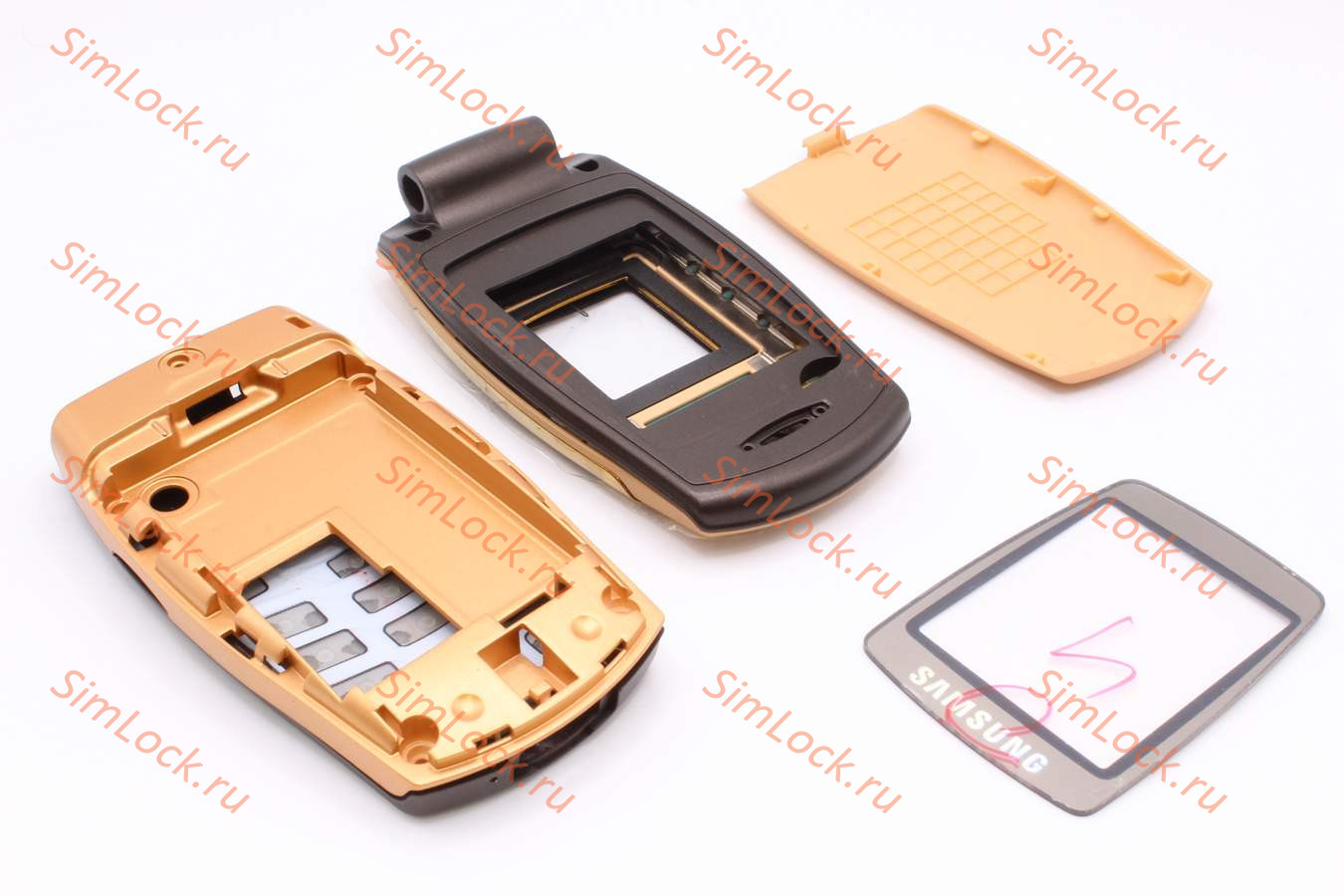 Samsung E500 - корпус, цвет золото