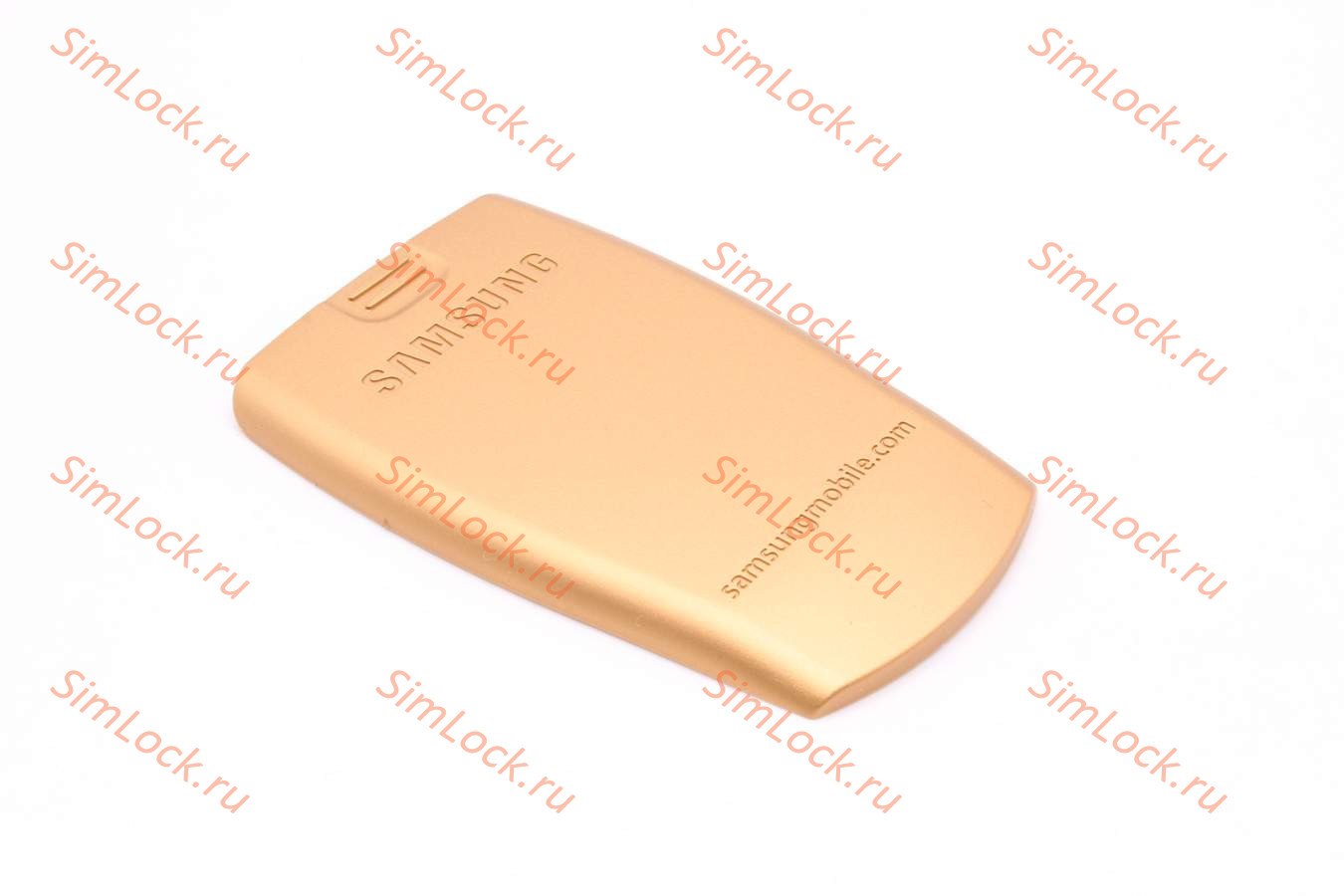 Samsung E500 - крышка АКБ, (цвет - gold), оригинал
