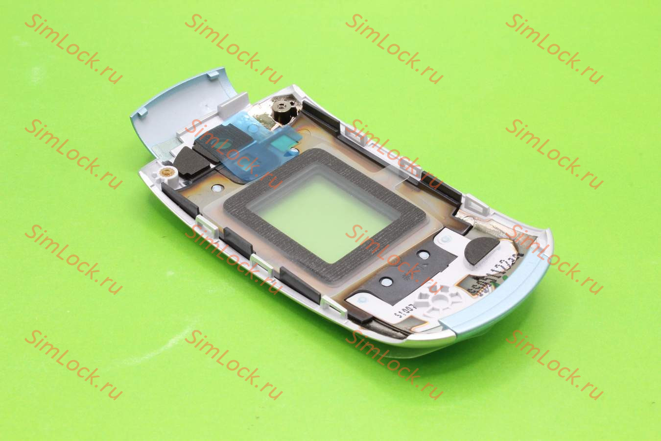 Samsung E530 - верхняя часть флипа (цвет - blue), оригинал