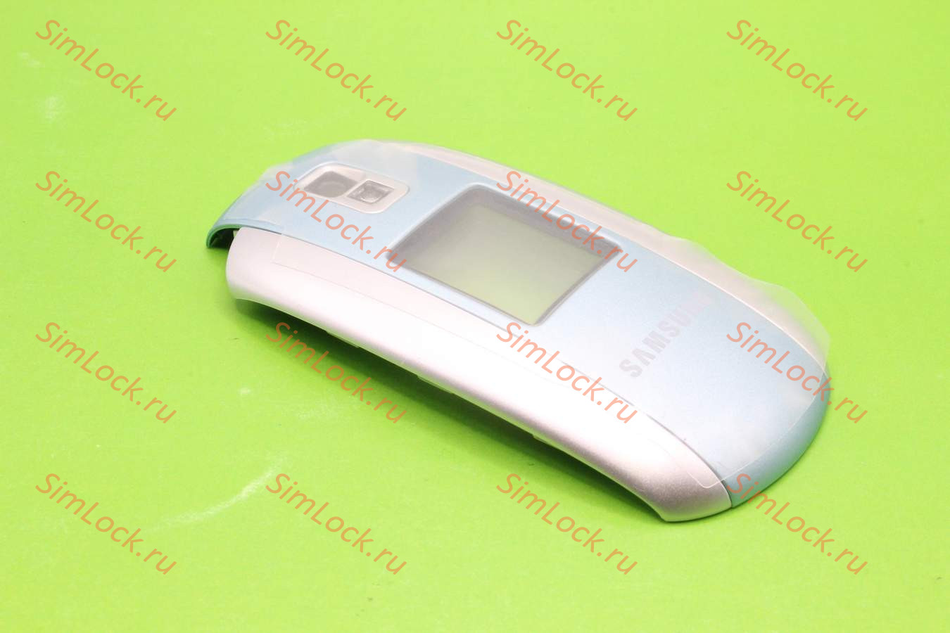 Samsung E530 - верхняя часть флипа (цвет - blue), оригинал