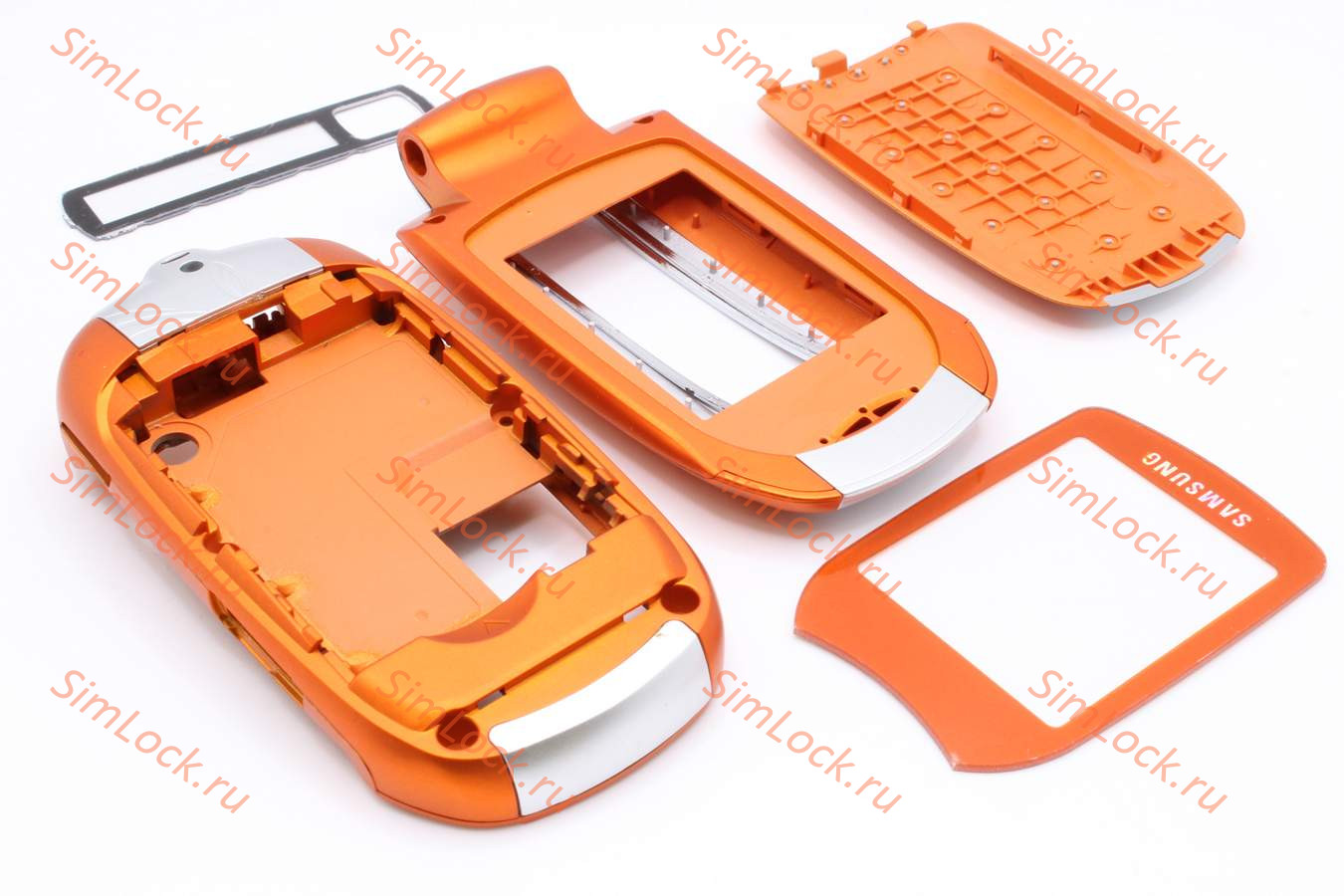 Samsung E570 - корпус, цвет оранжевый