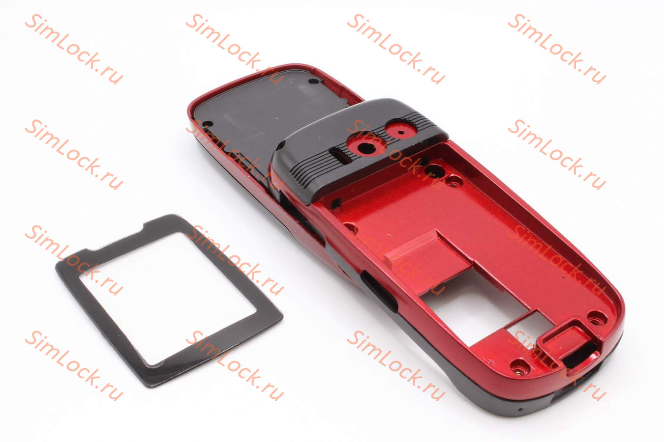 Samsung E630 - корпус, цвет черный+красный