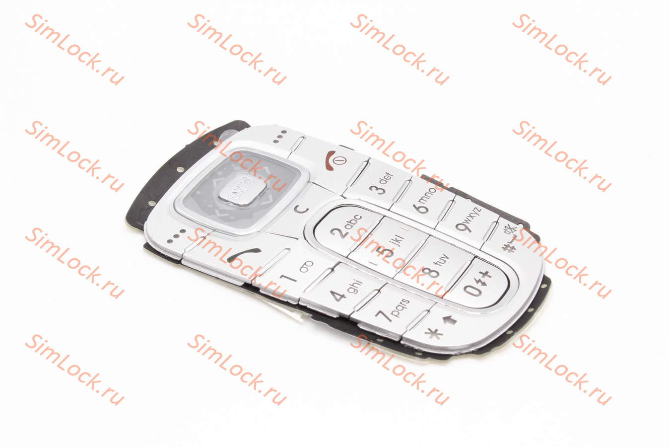 Samsung E730 - клавиатура, оригинал, англ (цвет - silver)