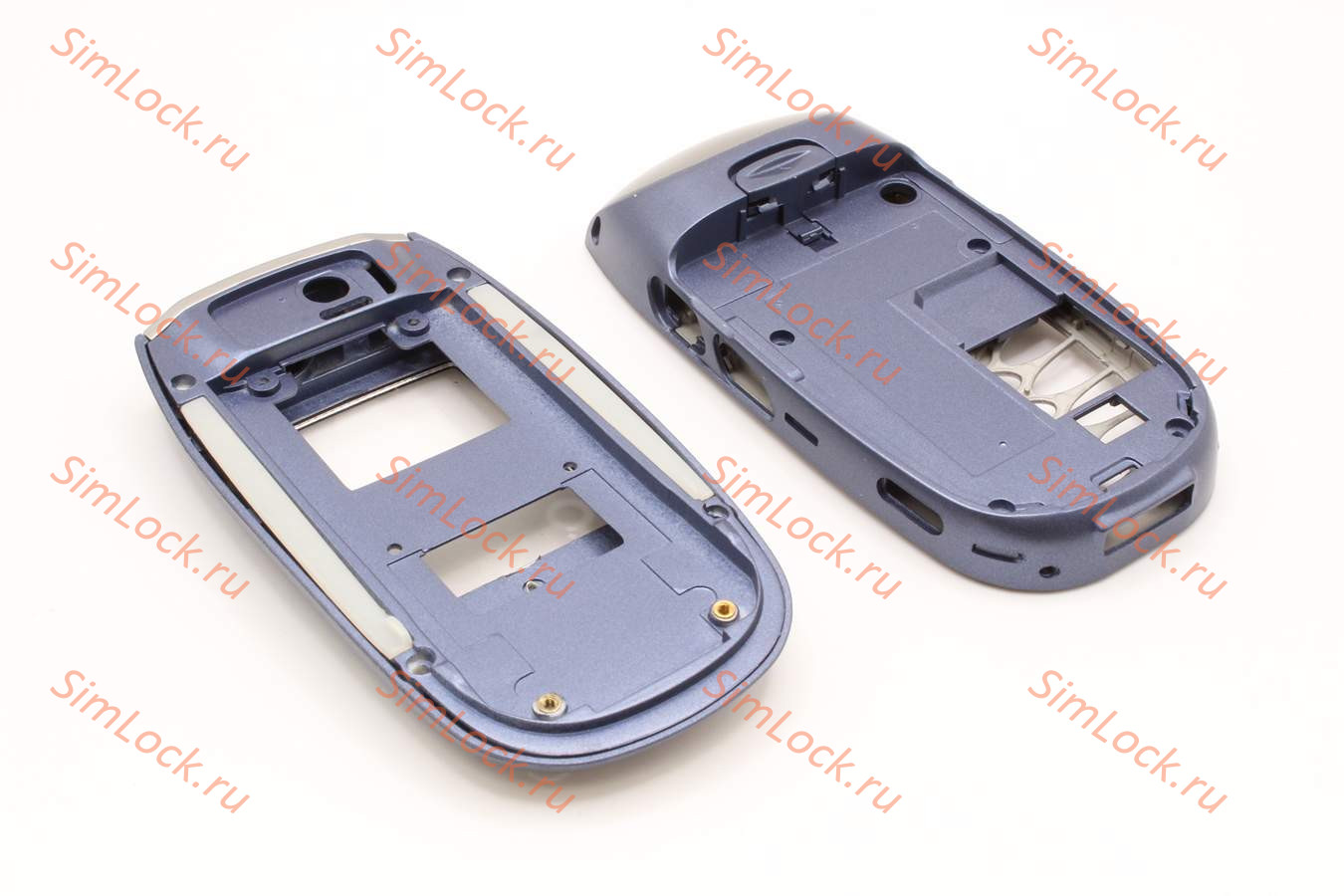 Samsung E800 - корпус, цвет серый+синий
