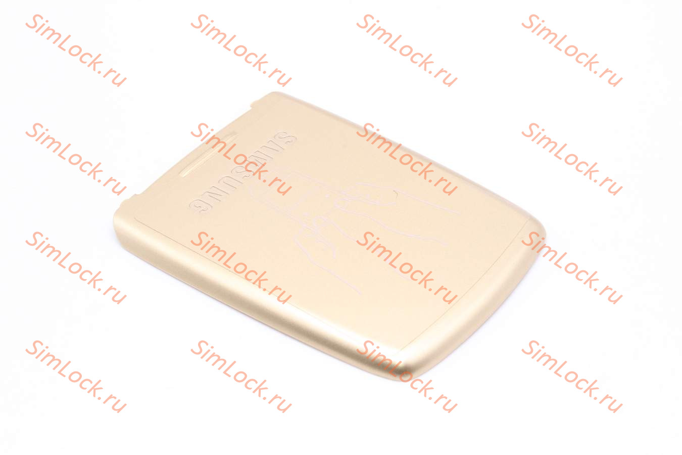 Samsung E830 - крышка АКБ, (цвет - gold), оригинал