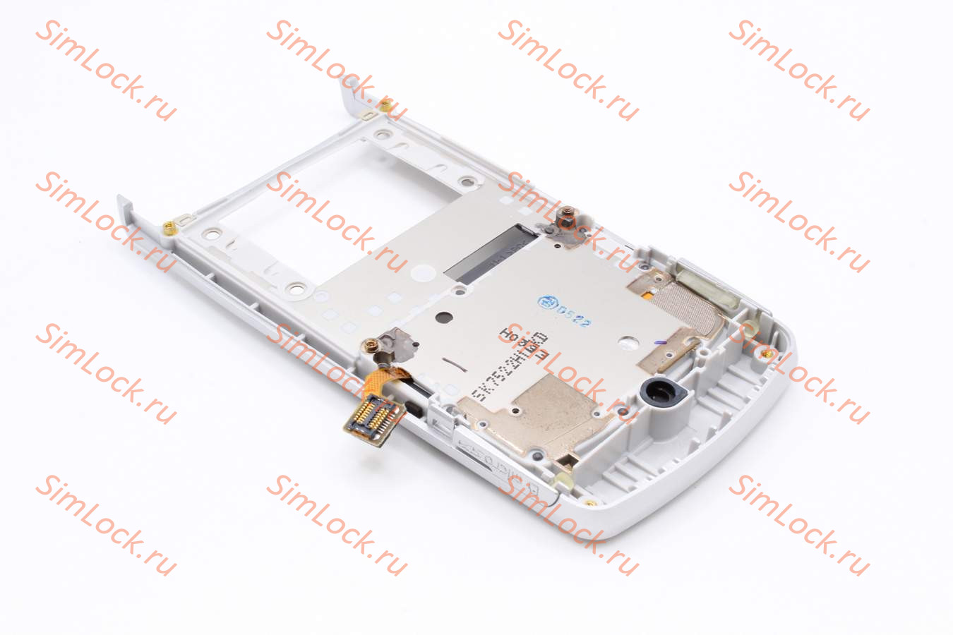 Samsung E840 - средняя часть корпуса в сборе с подложкой клавиатуры набора номера, оригинал