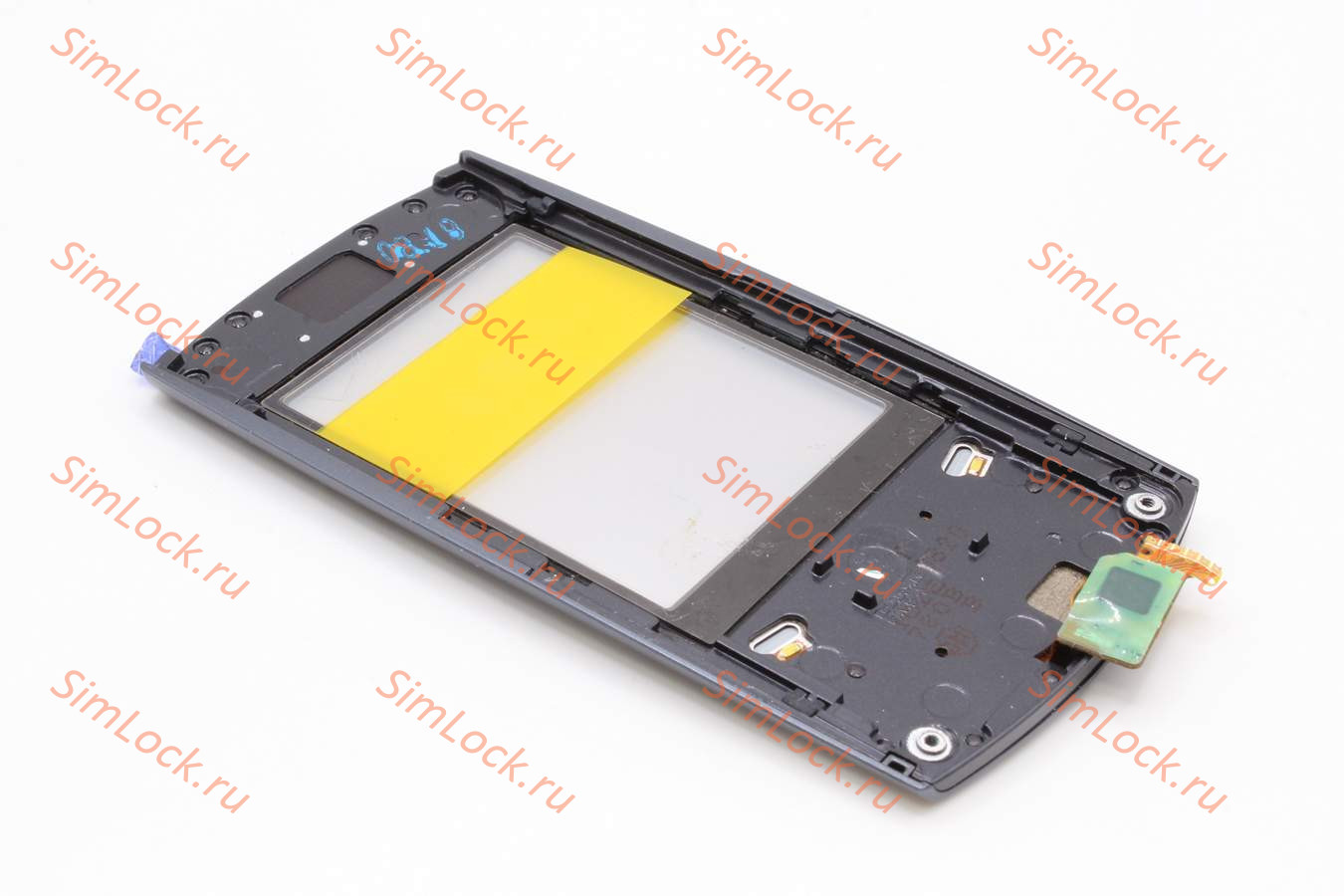 Samsung U600 - лицевая панель со шлейфом функциональной клавиатуры, цвет темно-серый