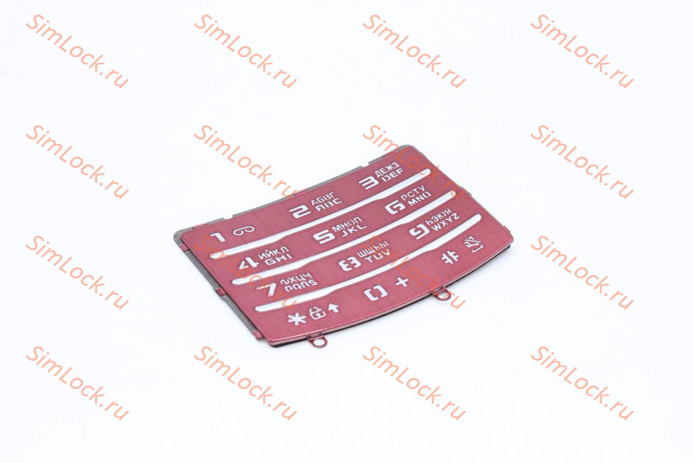 Samsung U800 - клавиатура набора номера, цвет красный