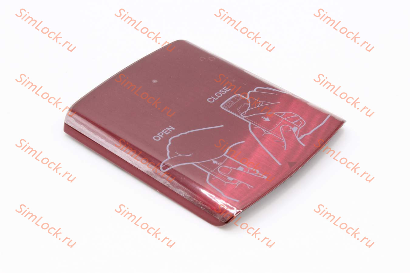 Samsung U900 - задняя крышка, ориг, цвет красный