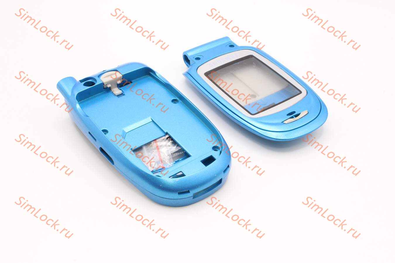 Samsung X450 - корпус, цвет синий, лого Anycall