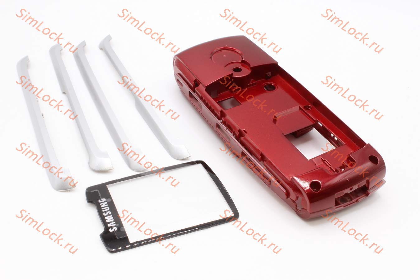 Samsung X700 - корпус, цвет красный