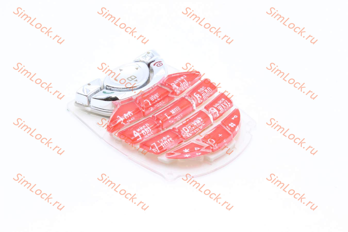 Siemens С62 - клавиатура, цвет красный