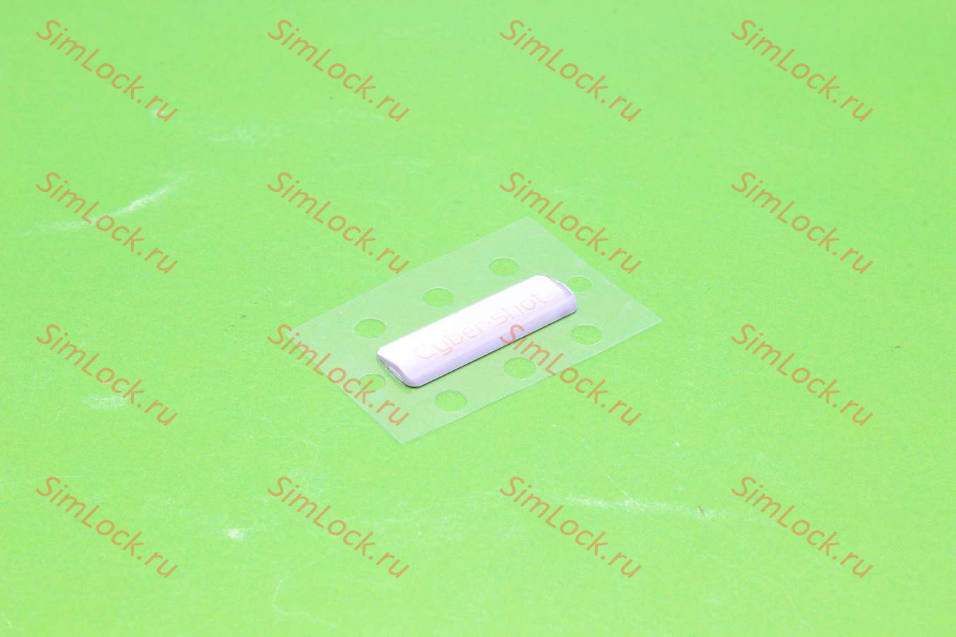 Sony Ericsson C510 - наклейка "Cyber-shot" (цвет - silver), оригинал