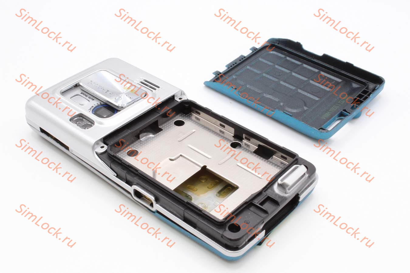 Sony Ericsson C702 - корпус, цвет голубой