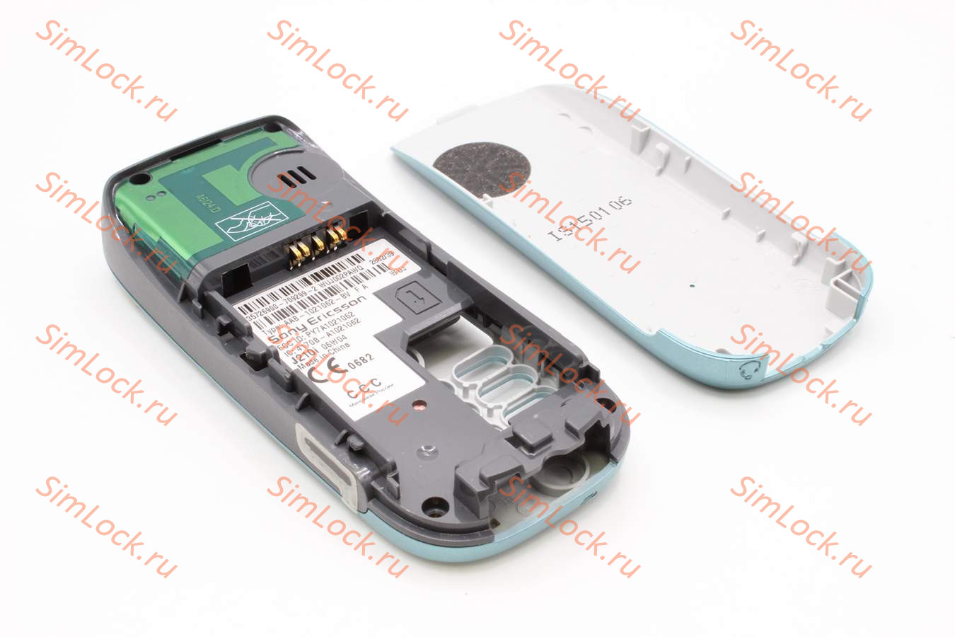 Sony Ericsson J210 - корпус, цвет зеленый