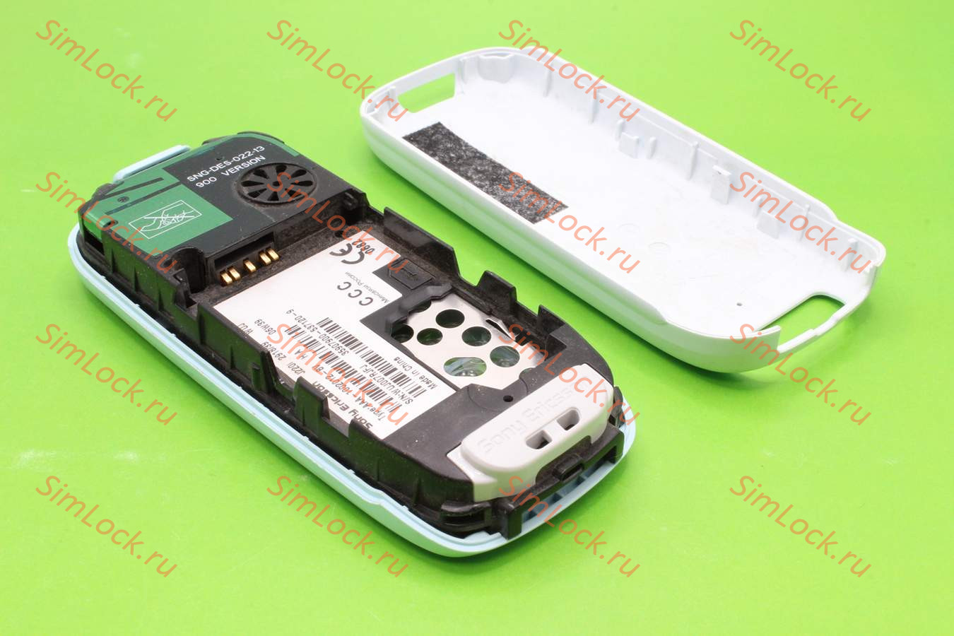 Sony Ericsson J220 - корпус, цвет голубой