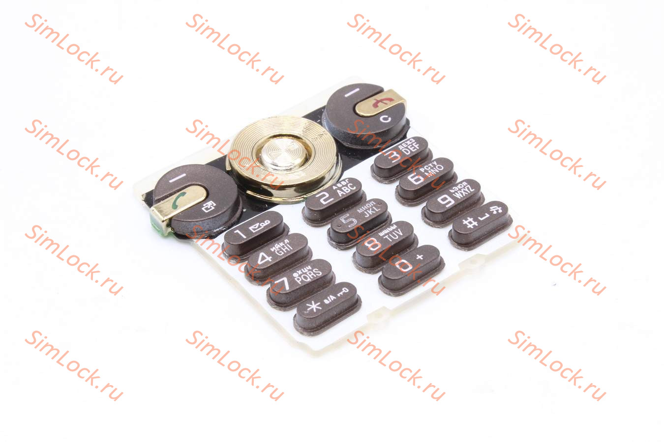 Sony Ericsson K630 - клавиатура, цвет коричневый