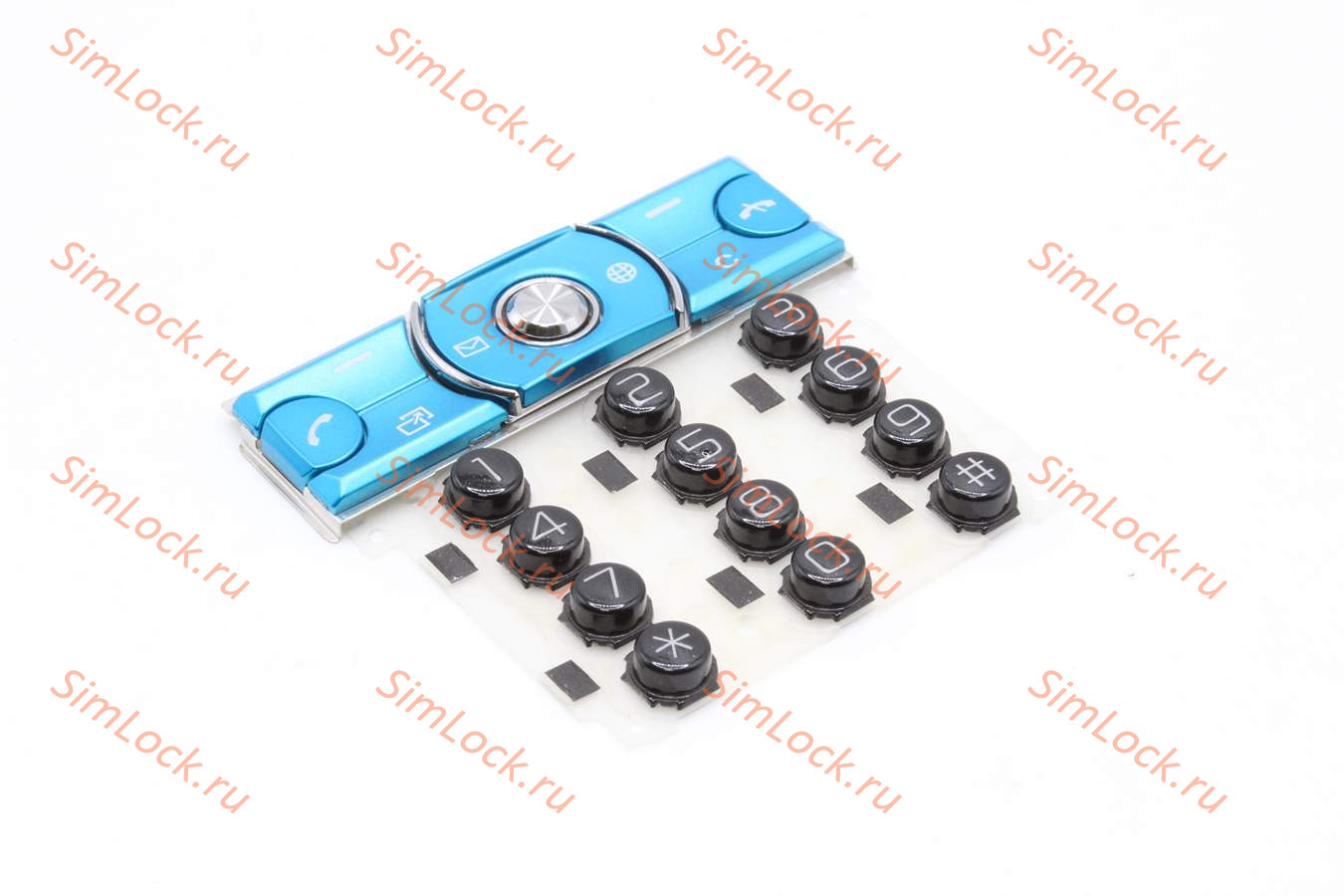 Sony Ericsson K660 - клавиатура (цвет - blue on black), оригинал