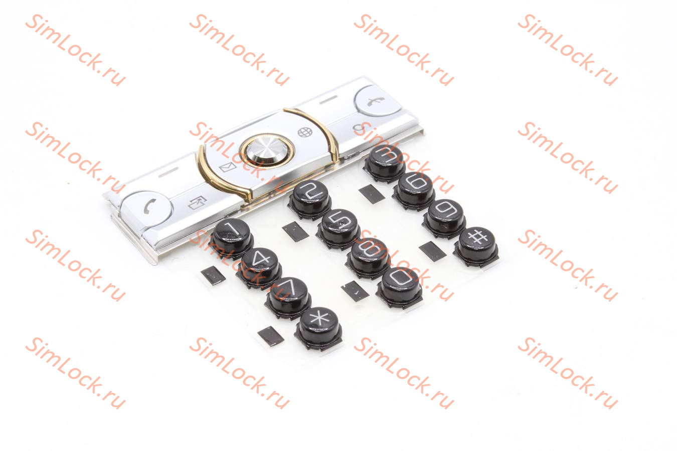 Sony Ericsson K660 - клавиатура (цвет - silver on black), оригинал