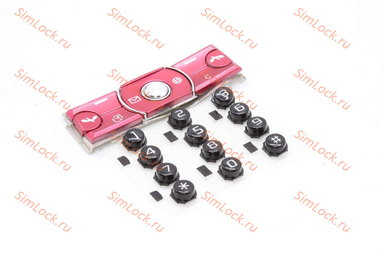 Sony Ericsson K660 - клавиатура, цвет черный+красный