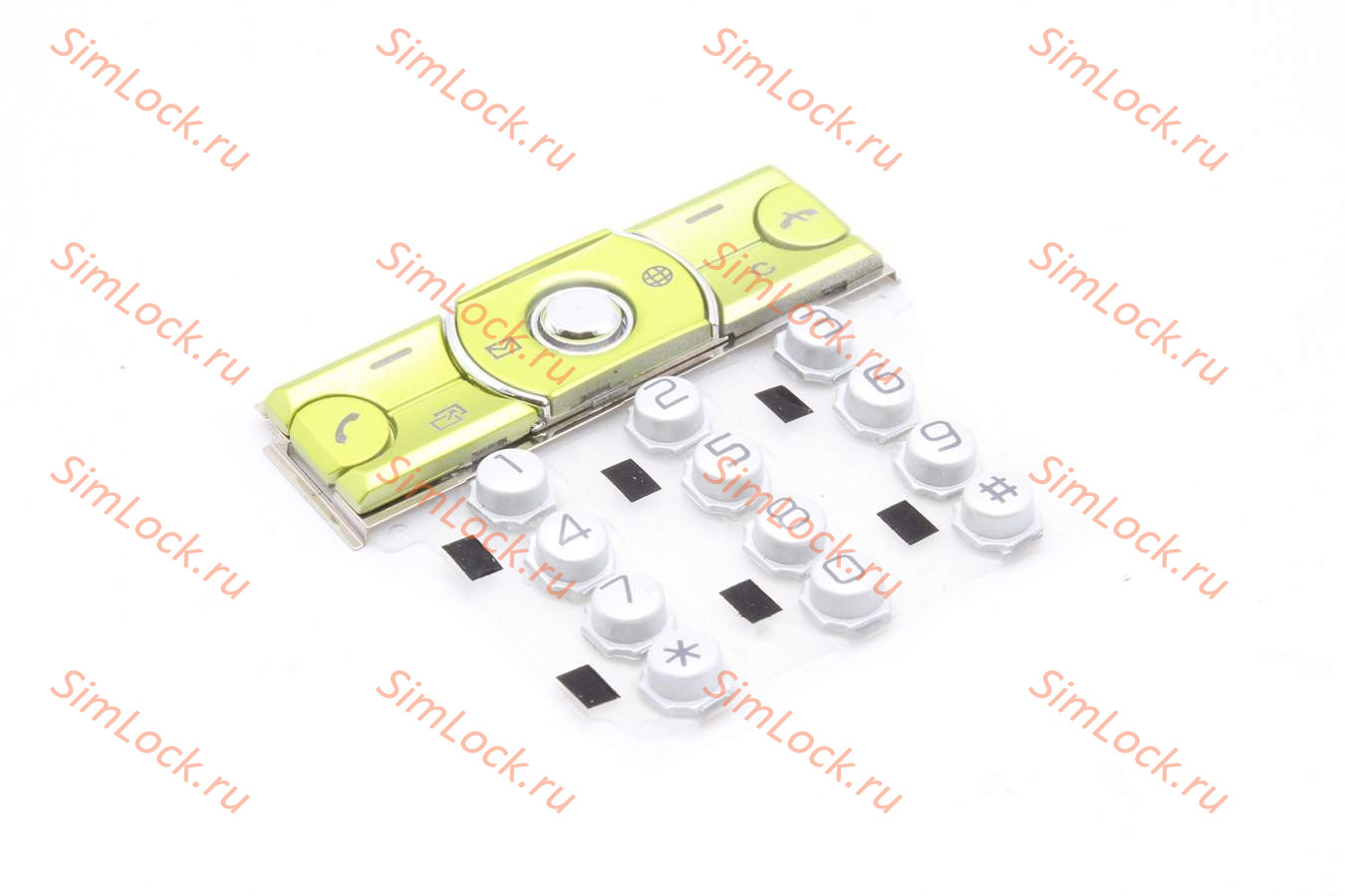 Sony Ericsson K660 - клавиатура, цвет белый+зеленый