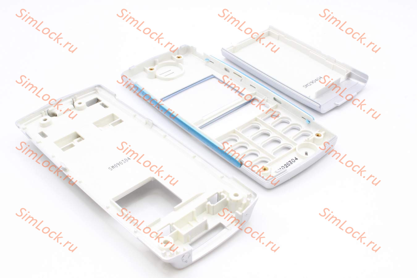 Sony Ericsson T100 - корпус, цвет серый+голубой